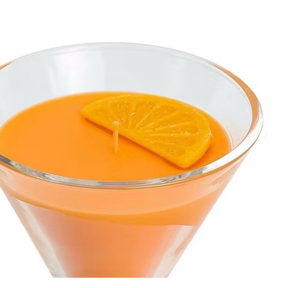 Set Of 2 - Cocktail Martini Glass Scented Candles - Bullseye's Playground - Picture 11 of 11